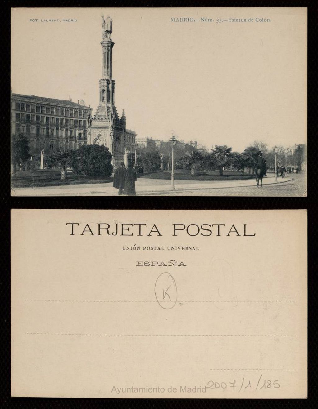 Miniatura de Estatua de Colón