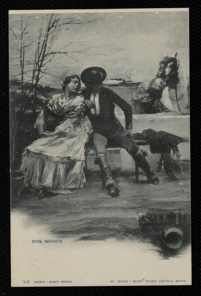 Miniatura de Dos novios