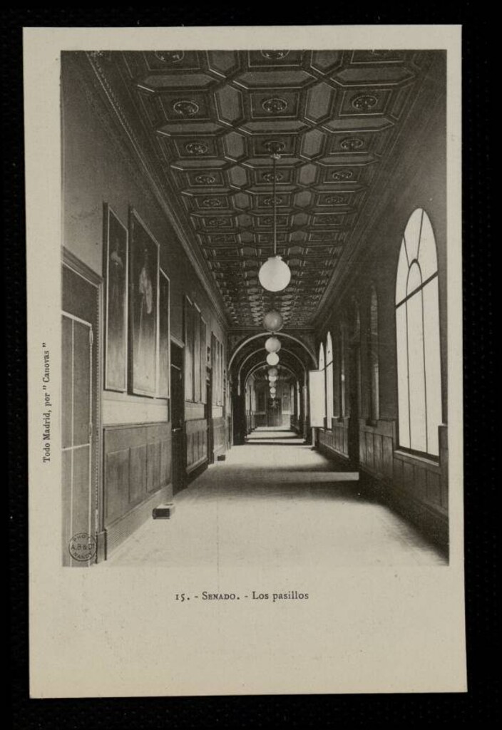 Miniatura de Senado. Los pasillos