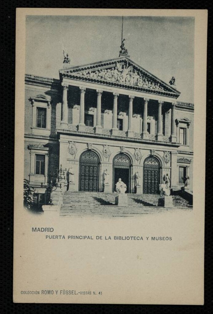 Miniatura de Puerta principal de la Biblioteca y Museos
