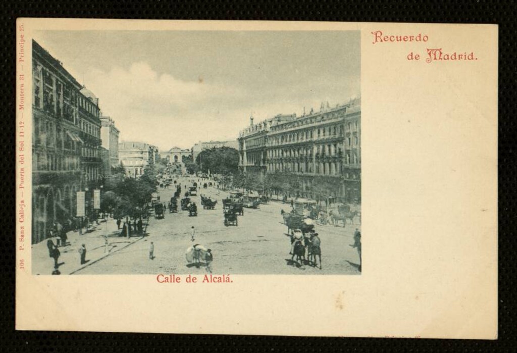 Miniatura de Recuerdo de Madrid: Calle de Alcalá