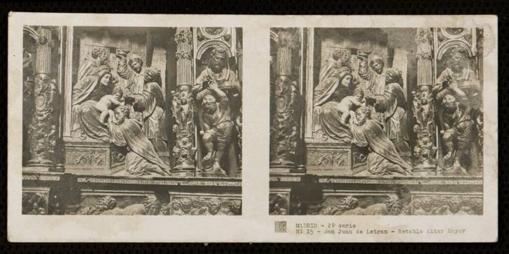 Miniatura de San Juan de Letrán. Retablo Altar Mayor