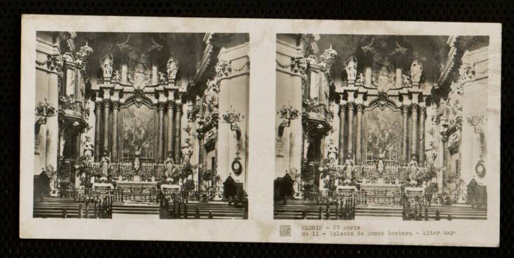 Miniatura de Iglesia de Santa Bárbara. Altar Mayor