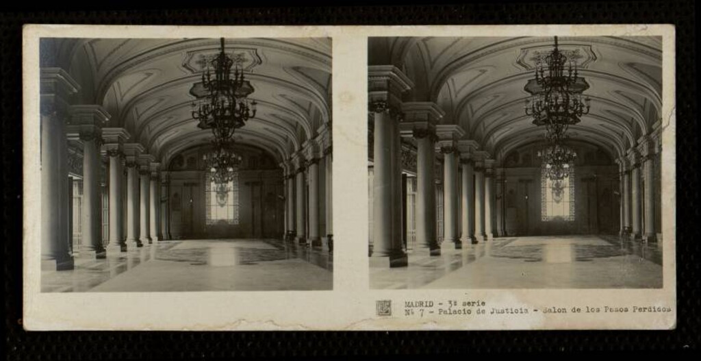 Miniatura de Palacio de Justicia. Salón de los Pasos Perdidos