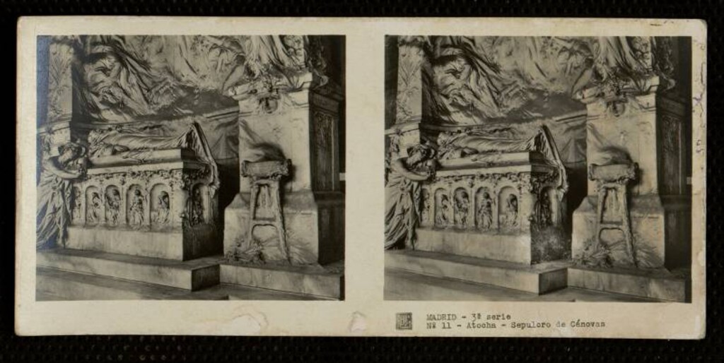 Miniatura de Atocha. Sepulcro de Cánovas