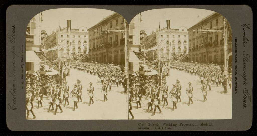 Miniatura de Civil Guards, Wedding Procession, Madrid.
