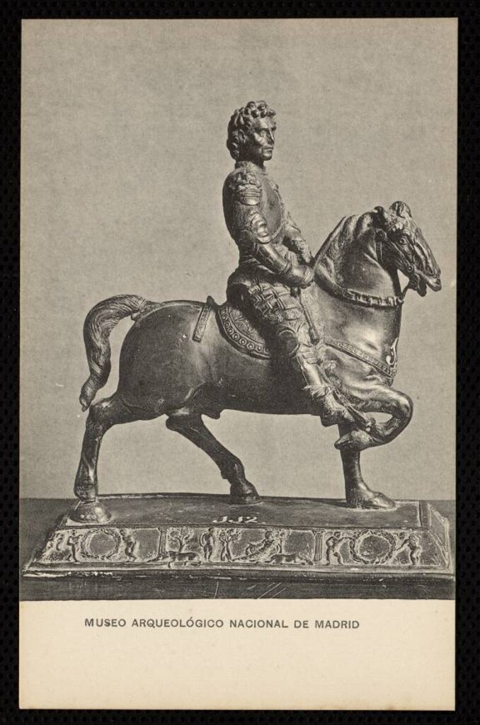 Miniatura de Museo Arqueológico Nacional de Madrid. Estatua ecuestre de Julian I de Médicis.