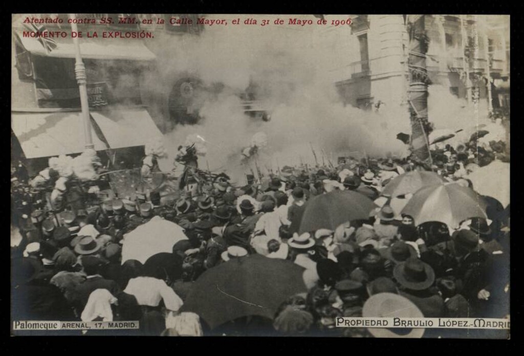 Miniatura de Atentado contra SS. MM. en la calle Mayor, el día 31 de mayo de 1906