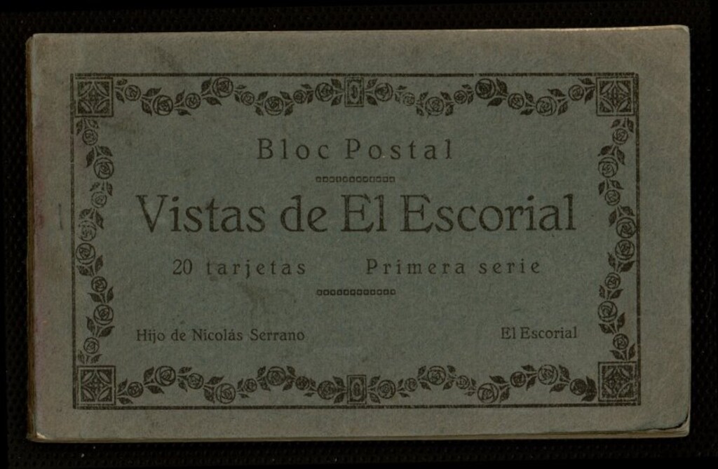 Miniatura de Bloc postal Vistas de El Escorial. Primera serie