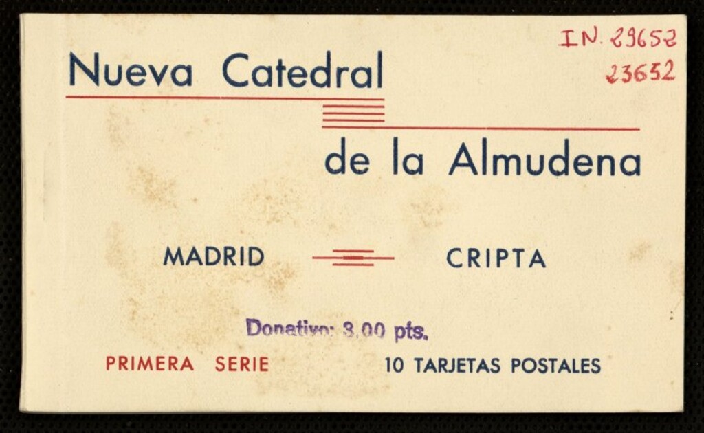Miniatura de Nueva Catedral de La Almudena, Madrid. Cripta. Primera serie