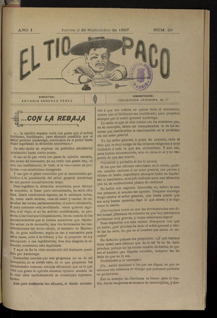Miniatura de El tio Paco del 2 de septiembre de 1897