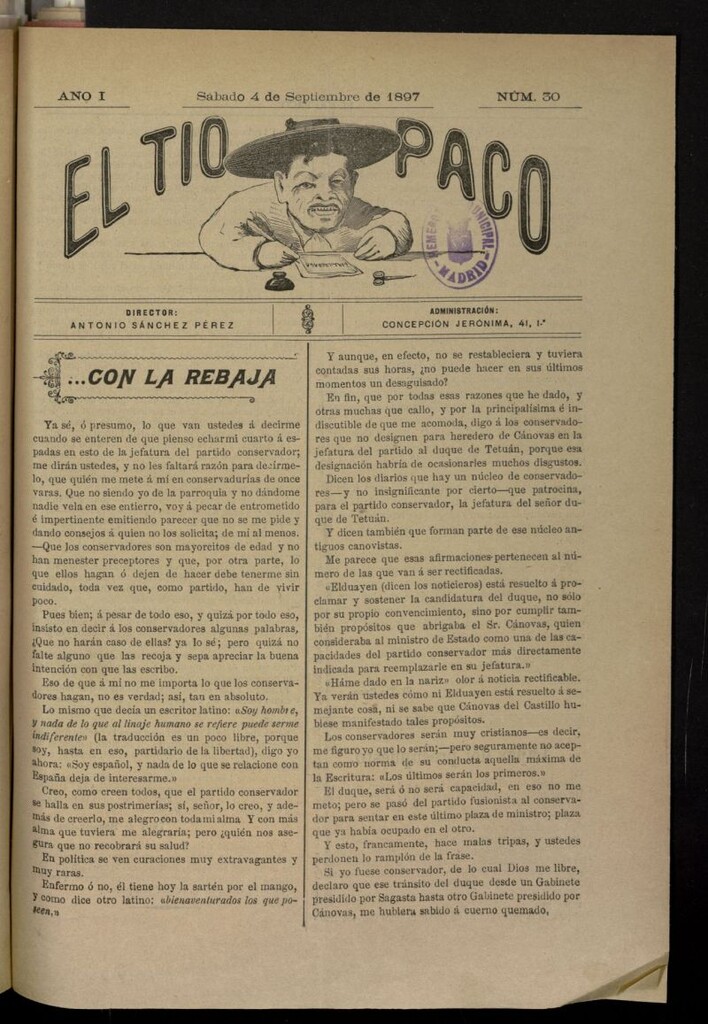 Miniatura de El tio Paco del 4 de septiembre de 1897
