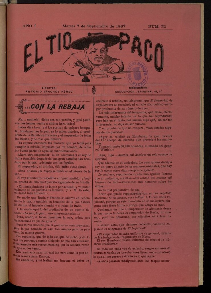 Miniatura de El tio Paco del 7 de septiembre de 1897