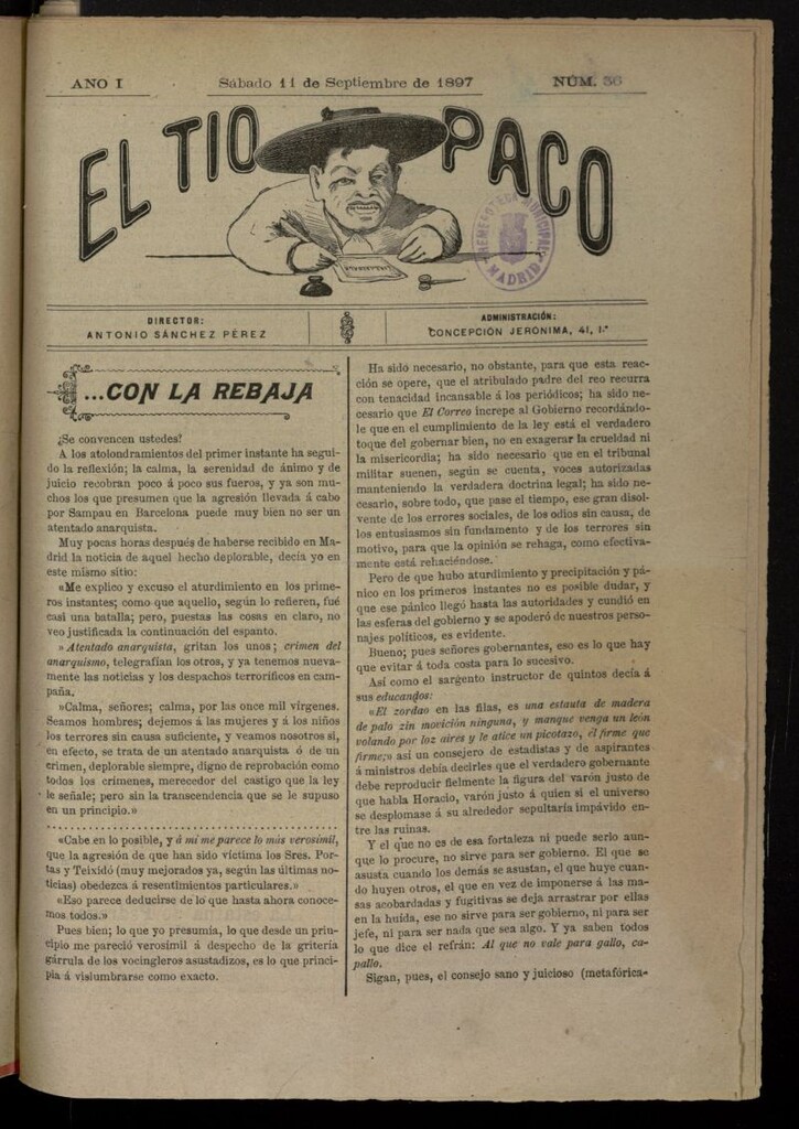 Miniatura de El tio Paco del 11 de septiembre de 1897