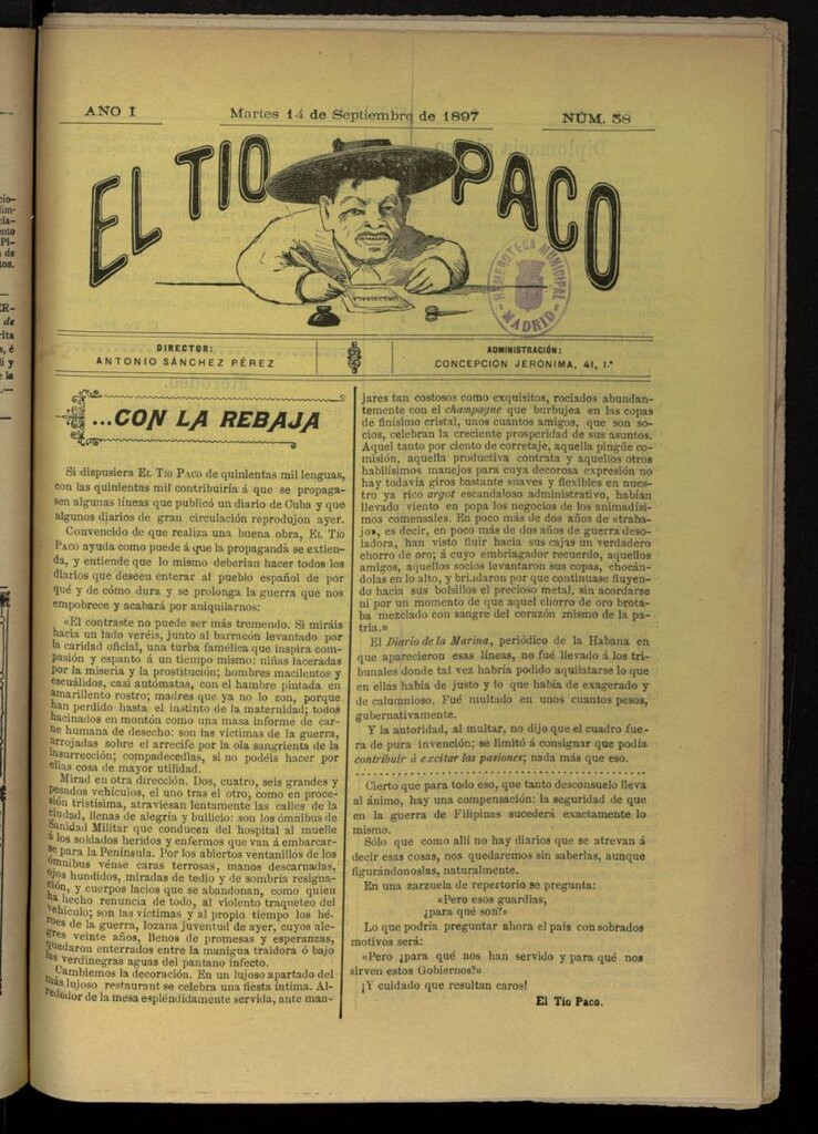 Miniatura de El tio Paco del 14 de septiembre de 1897