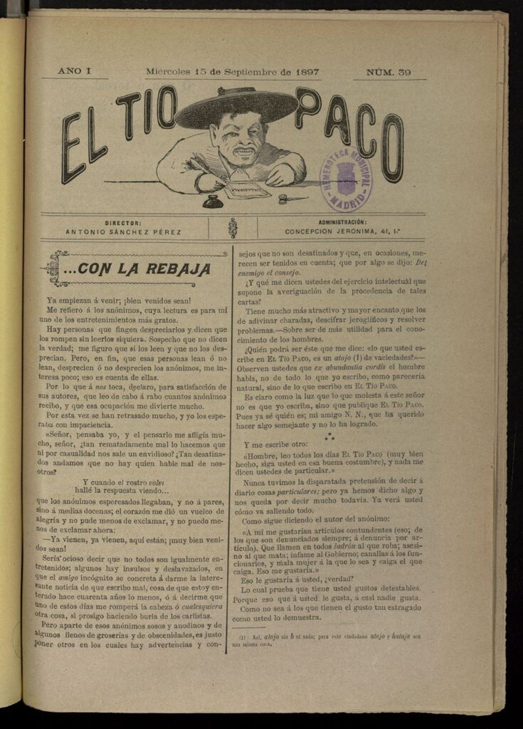 Miniatura de El tio Paco del 15 de septiembre de 1897