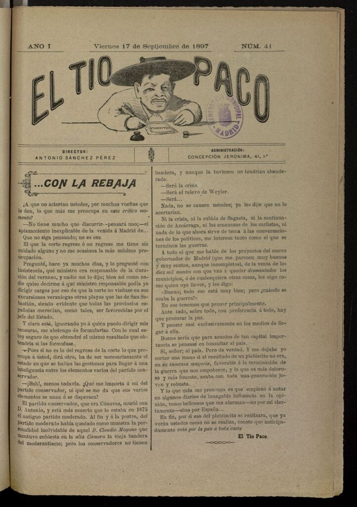 Miniatura de El tio Paco del 17 de septiembre de 1897