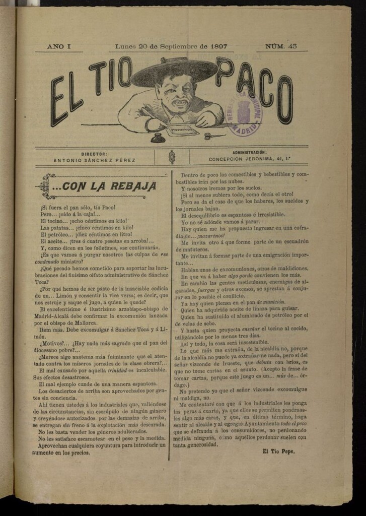 Miniatura de El tio Paco del 20 de septiembre de 1897