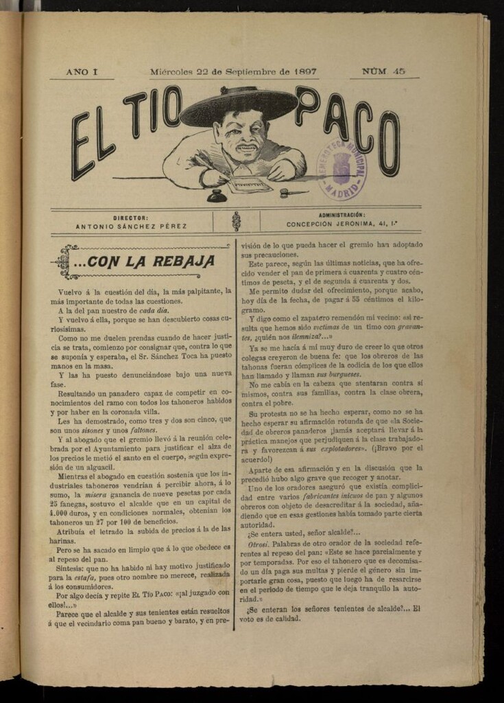 Miniatura de El tio Paco del 22 de septiembre de 1897