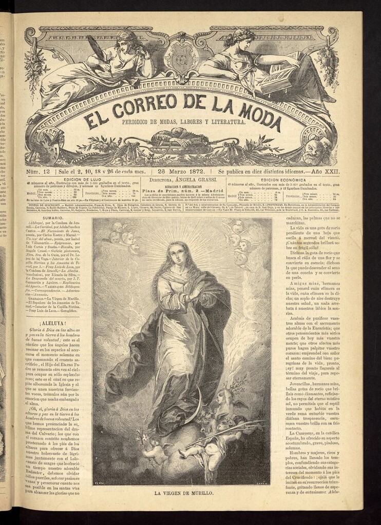Miniatura de El Correo de la Moda: periódico del bello sexo del 26 de marzo de 1872
