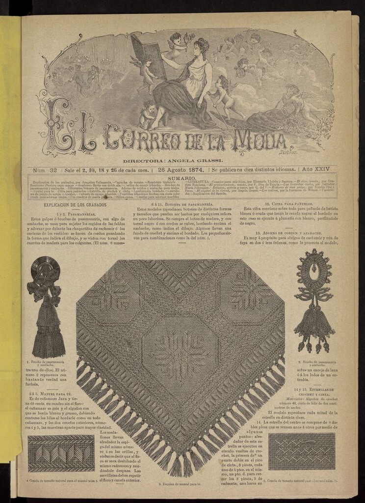 Miniatura de El Correo de la Moda: periódico del bello sexo del 26 de agosto de 1874