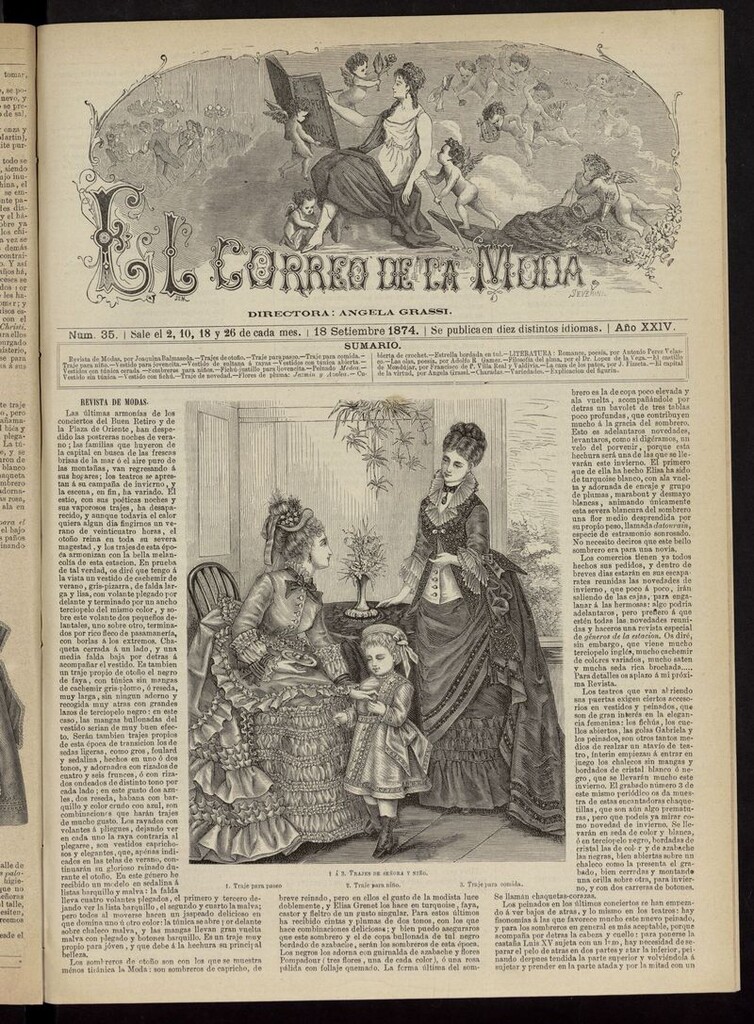 Miniatura de El Correo de la Moda: periódico del bello sexo del 18 de septiembre de 1874