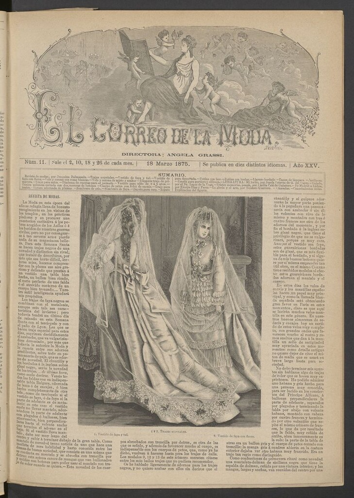 Miniatura de El Correo de la Moda: periódico del bello sexo del 18 de marzo de 1875