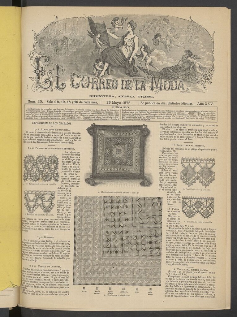 Miniatura de El Correo de la Moda: periódico del bello sexo del 26 de mayo de 1875