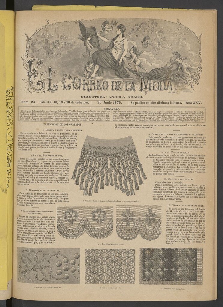 Miniatura de El Correo de la Moda: periódico del bello sexo del 26 de junio de 1875