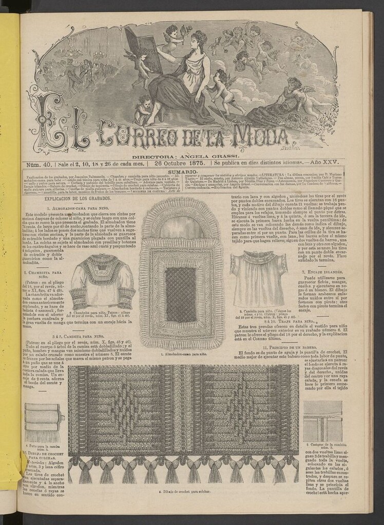 Miniatura de El Correo de la Moda: periódico del bello sexo del 26 de octubre de 1875