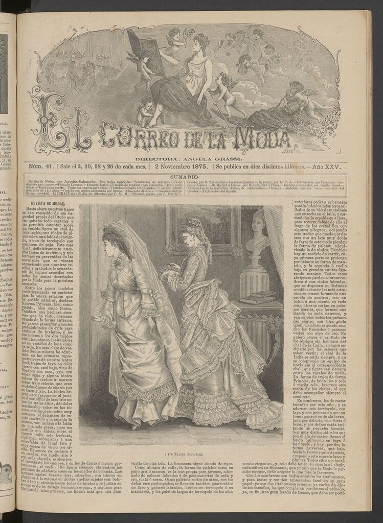 Miniatura de El Correo de la Moda: periódico del bello sexo del 2 de noviembre de 1875