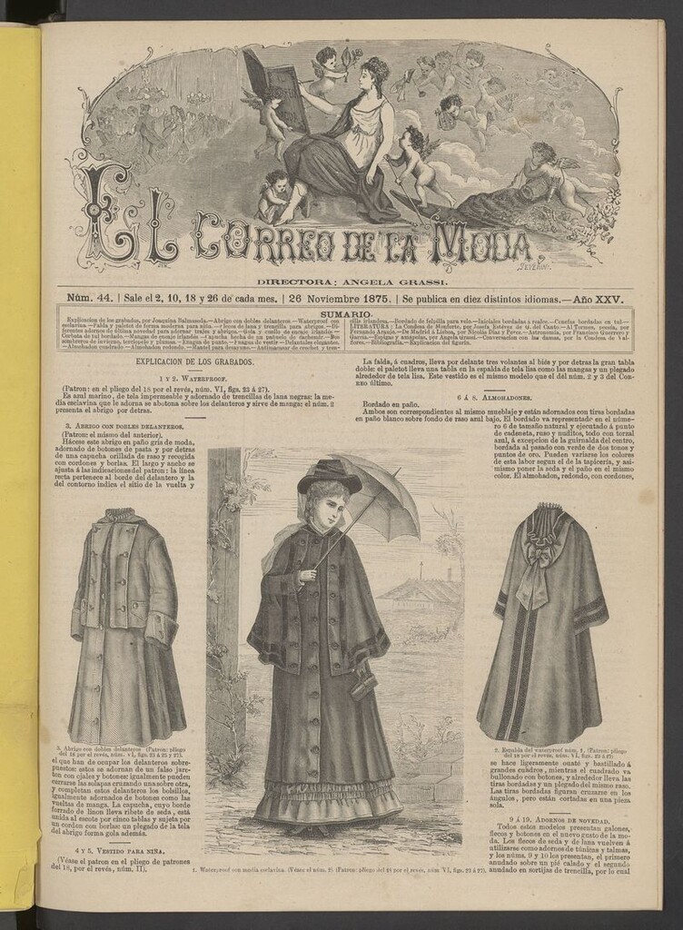 Miniatura de El Correo de la Moda: periódico del bello sexo del 26 de noviembre de 1875