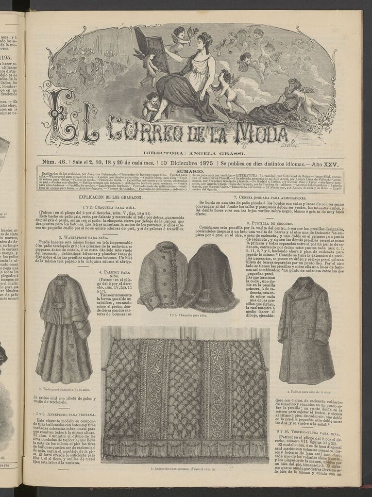 Miniatura de El Correo de la Moda: periódico del bello sexo del 10 de diciembre de 1875