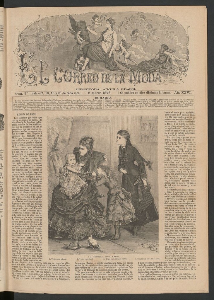 Miniatura de El Correo de la Moda : periódico del bello sexo del 2 de marzo de 1876