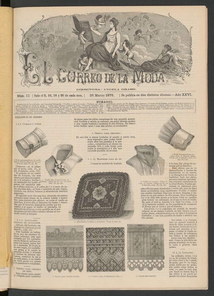 Miniatura de El Correo de la Moda : periódico del bello sexo del 26 de marzo de 1876