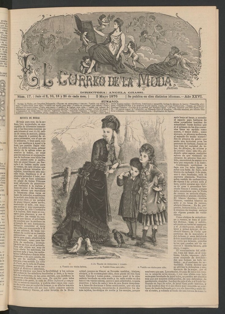 Miniatura de El Correo de la Moda : periódico del bello sexo del 2 de mayo de 1876