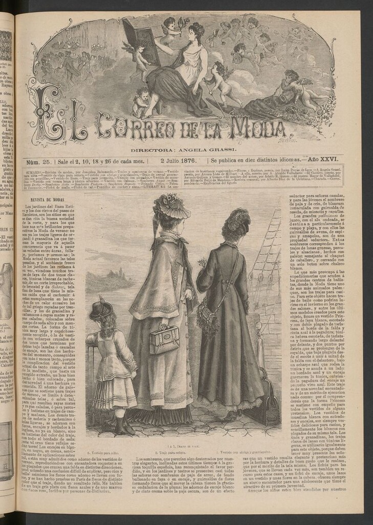 Miniatura de El Correo de la Moda : periódico del bello sexo del 2 de julio de 1876