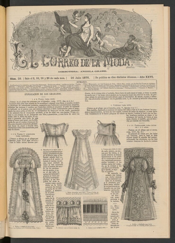 Miniatura de El Correo de la Moda : periódico del bello sexo del 26 de julio de 1876