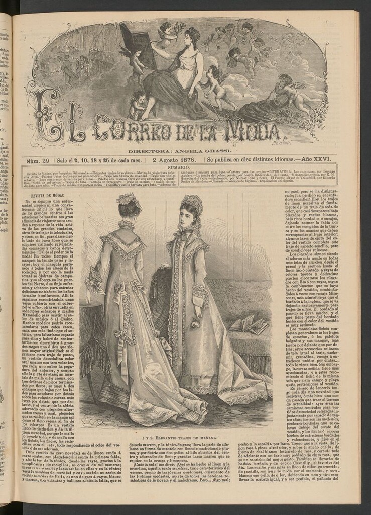 Miniatura de El Correo de la Moda : periódico del bello sexo del 2 de agosto de 1876