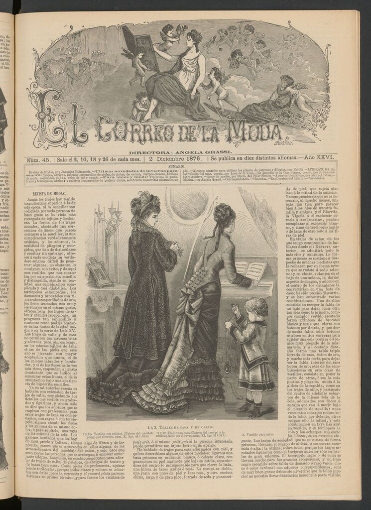 Miniatura de El Correo de la Moda : periódico del bello sexo del 2 de diciembre de 1876
