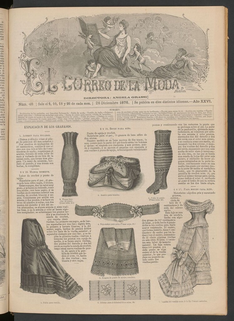 Miniatura de El Correo de la Moda : periódico del bello sexo del 26 de diciembre de 1876