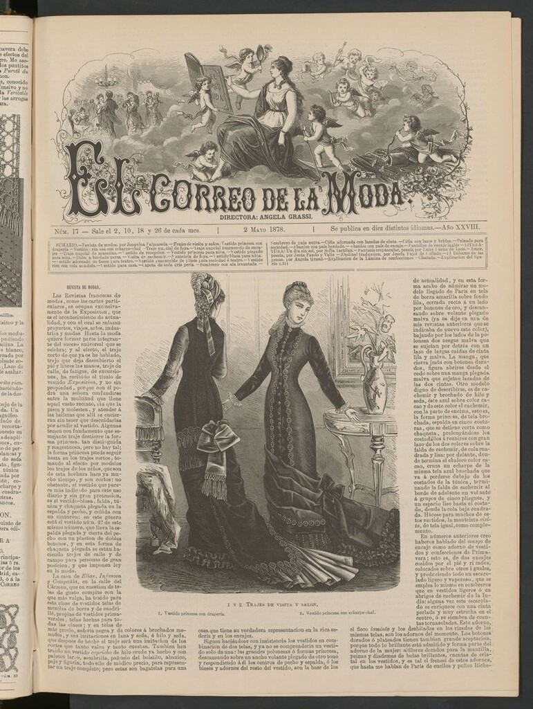 Miniatura de El Correo de la Moda: periódico del bello sexo del 2 de mayo de 1878