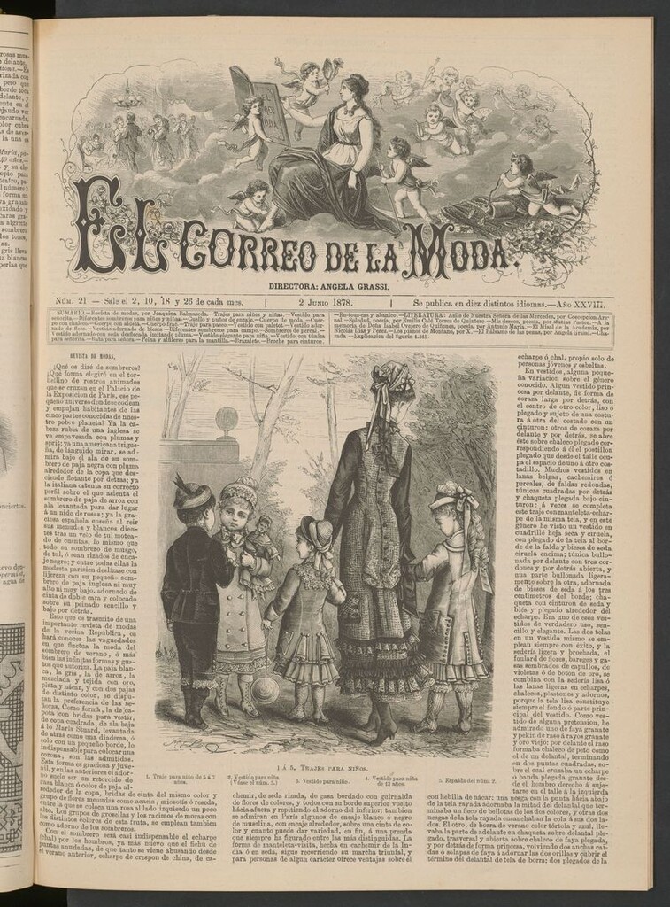 Miniatura de El Correo de la Moda: periódico del bello sexo del 2 de junio de 1878