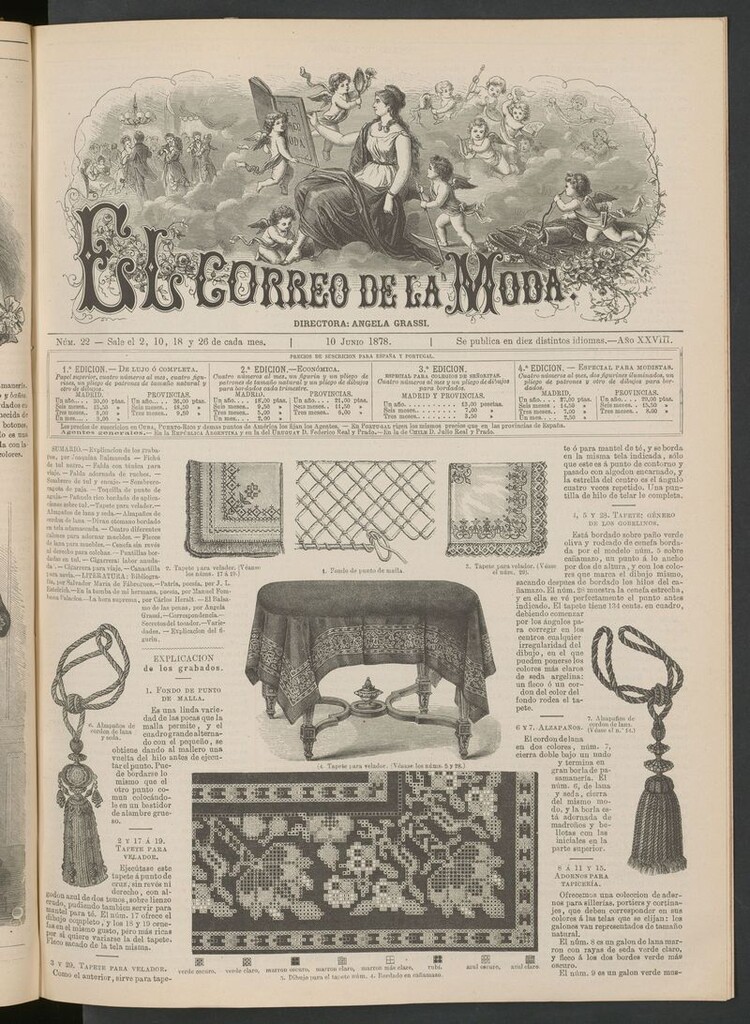 Miniatura de El Correo de la Moda: periódico del bello sexo del 10 de junio de 1878