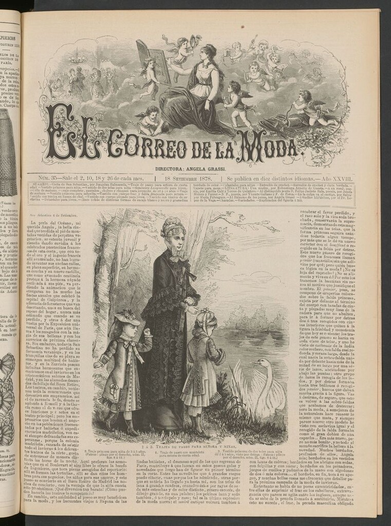 Miniatura de El Correo de la Moda: periódico del bello sexo del 18 de septiembre de 1878