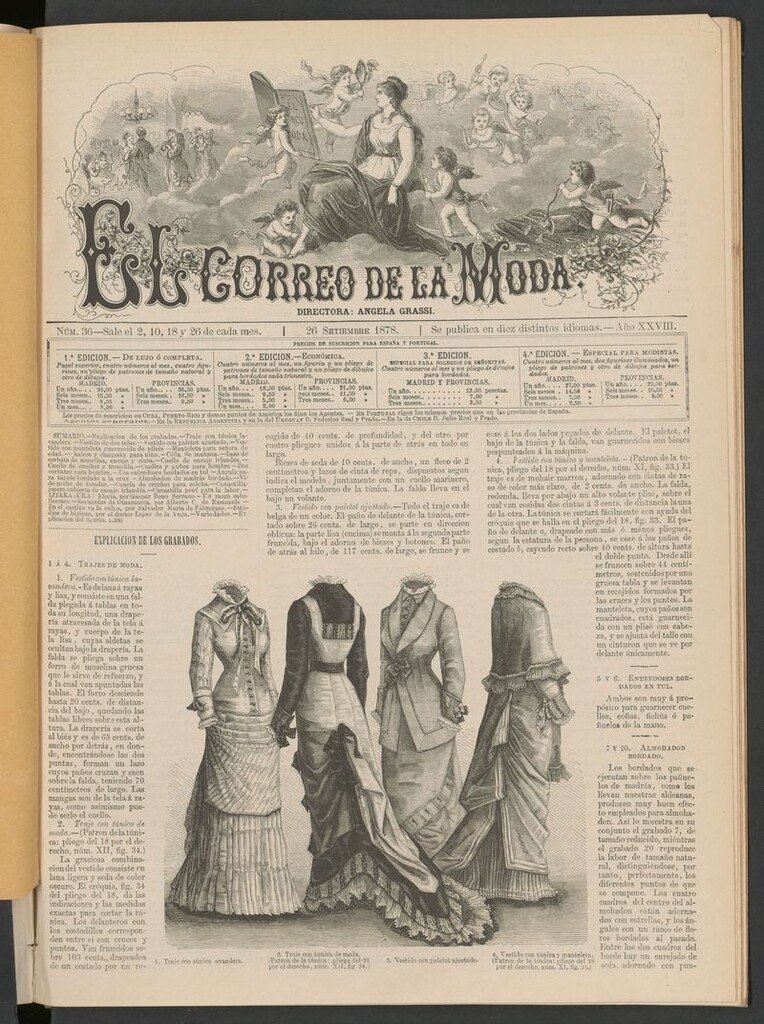 Miniatura de El Correo de la Moda: periódico del bello sexo el 26 de septiembre de 1878