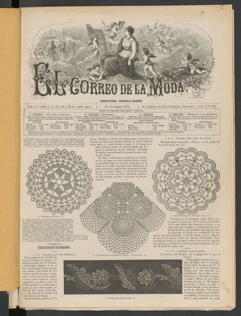 Miniatura de El Correo de la Moda: periódico del bello sexo del 26 de octubre de 1878