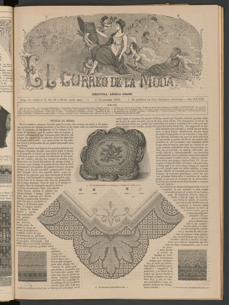 Miniatura de El Correo de la Moda: periódico del bello sexo del 2 de diciembre de 1878