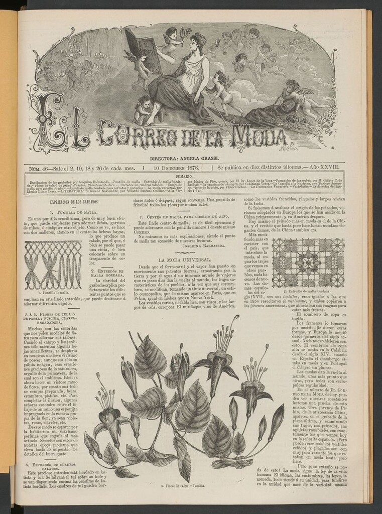 Miniatura de El Correo de la Moda: periódico del bello sexo del 10 de diciembre de 1878