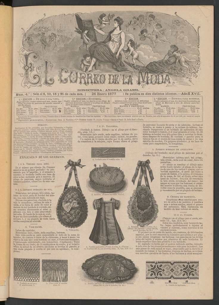 Miniatura de El Correo de la Moda: periódico del bello sexo del 26 de enero de 1877